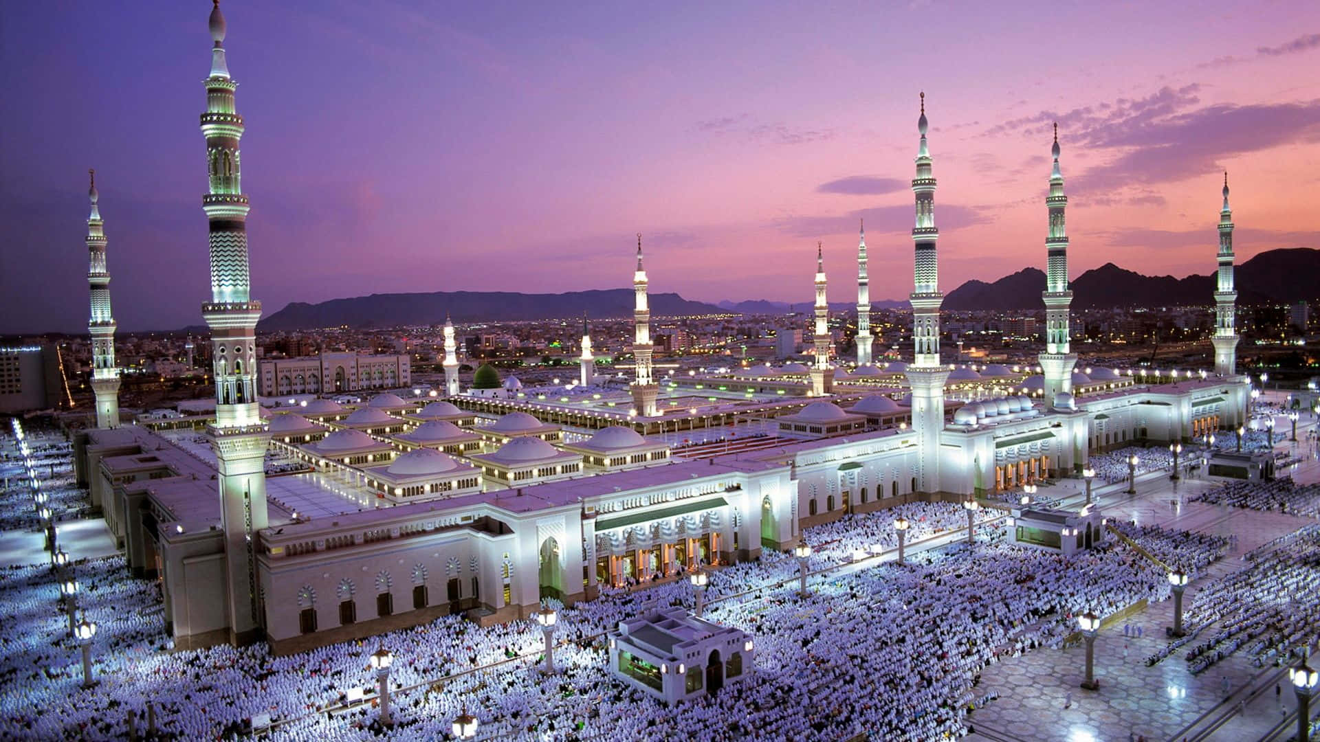 Kaaba at Masjid al-Haram (Grand Mosque) in Makkah