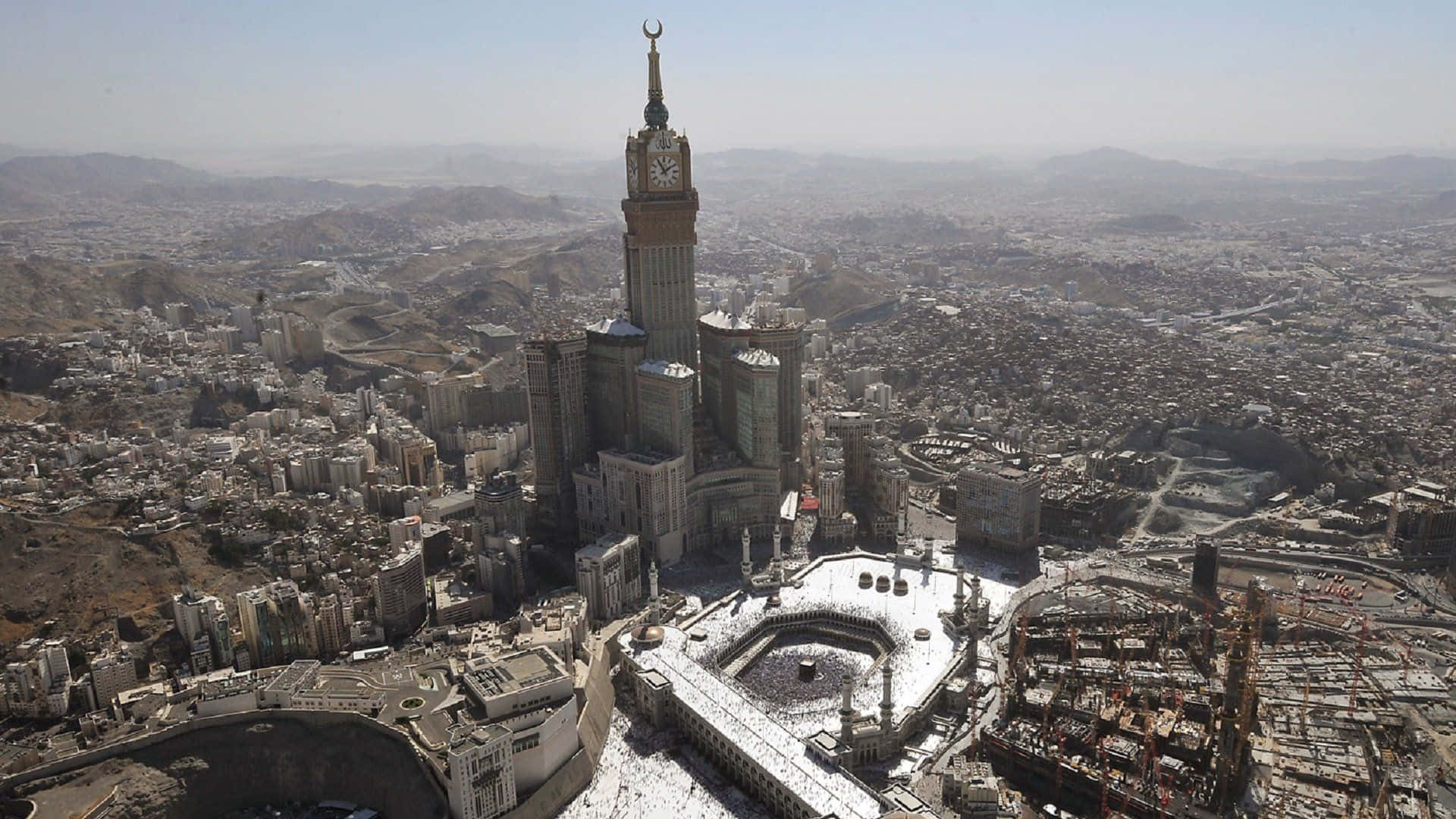 Miljontalstroende Muslimer Besöker Mekka För Att Utföra Hajj.