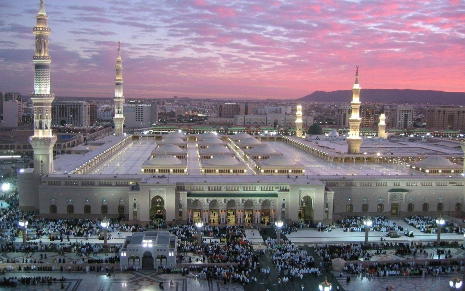 Makkahhd Y La Mezquita De Madina. Fondo de pantalla