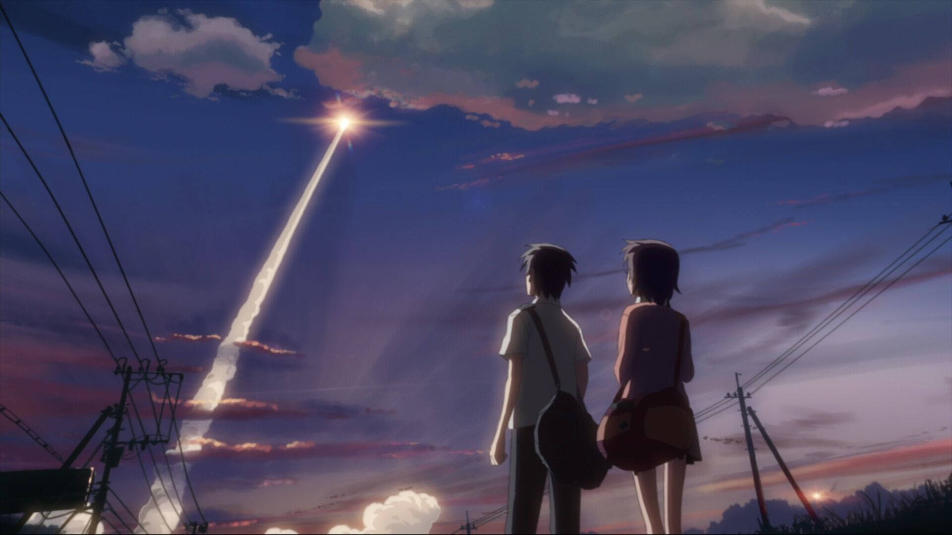 Makoto Shinkai 5CM Per Second Romantic Anime Wallpaper