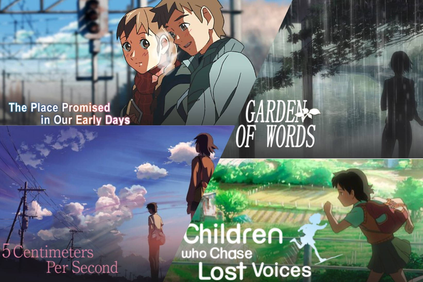 Download Makoto Shinkai Anime Film Posters Wallpaper 