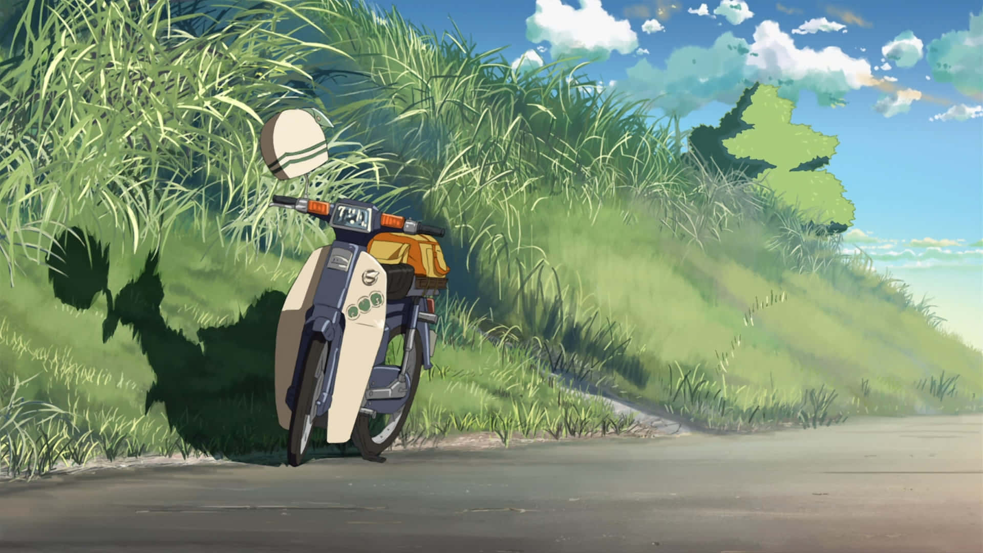 Forsvindi Den Smukke Verden Af De Animerede Værker Fra Makoto Shinkai.