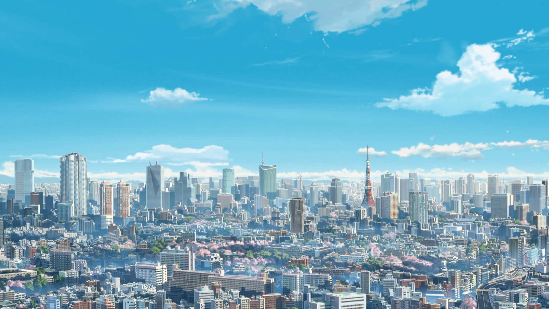 Diewunder Und Schönheit Von Makoto Shinkais Animierter Kunst