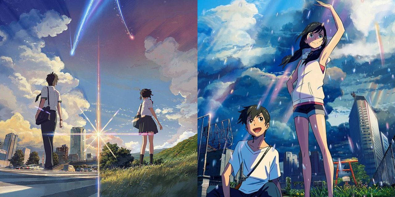 Makoto Shinkai Your Name Weathering With You Posters Wallpaper