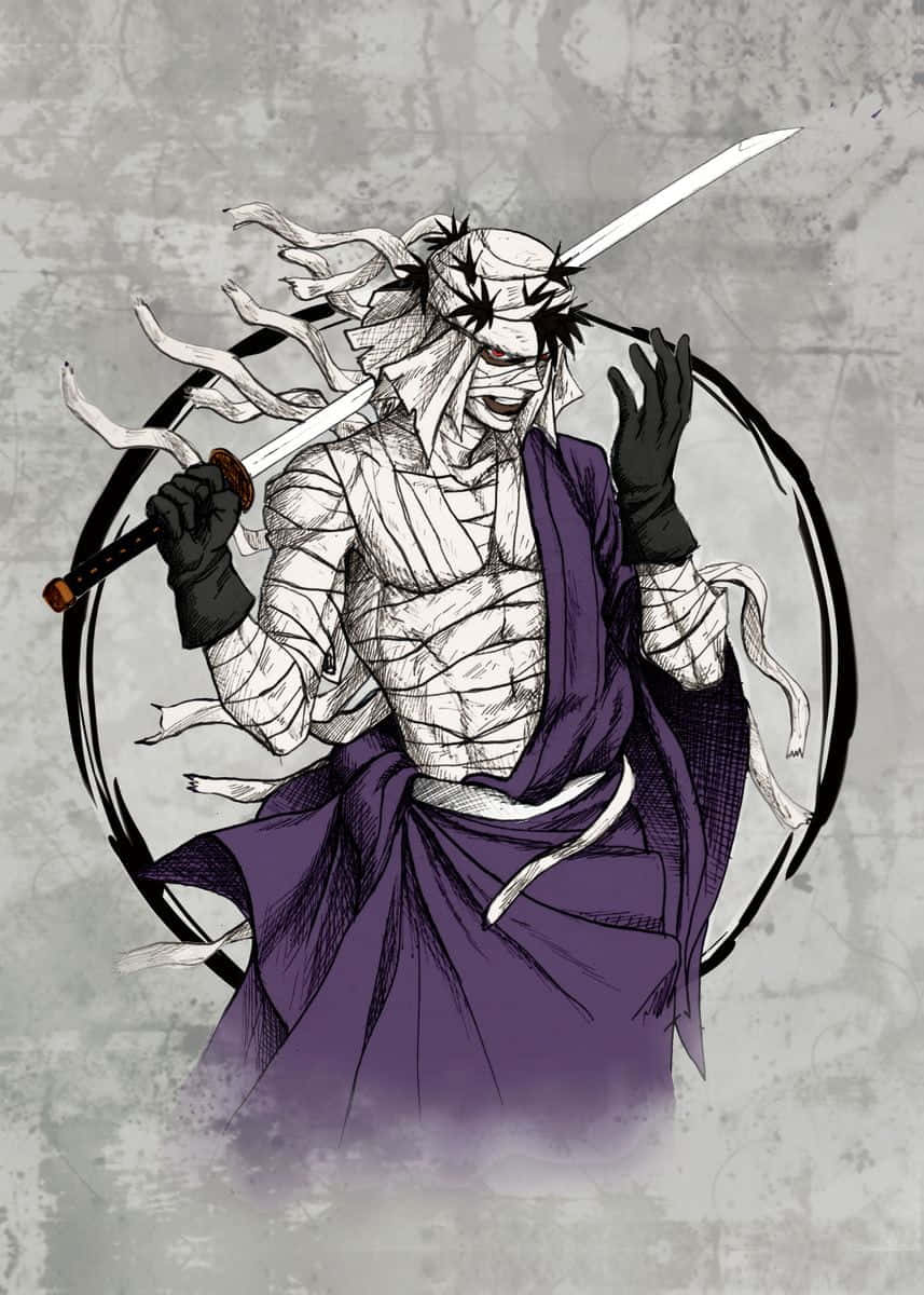 Makoto Shishio, The Fierce Antagonist Of The Rurouni Kenshin Series Wallpaper