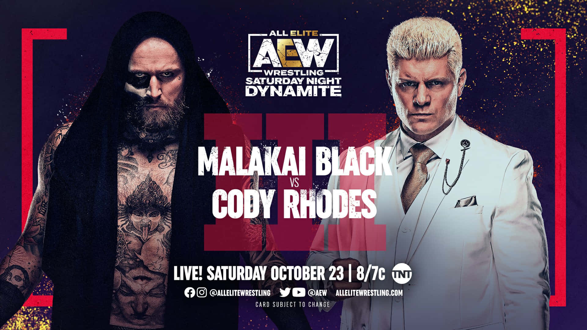 Malakai Black With Cody Rhodes Background