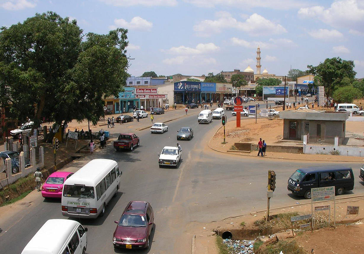 Malawi Busy Street Lilongwe Wallpaper
