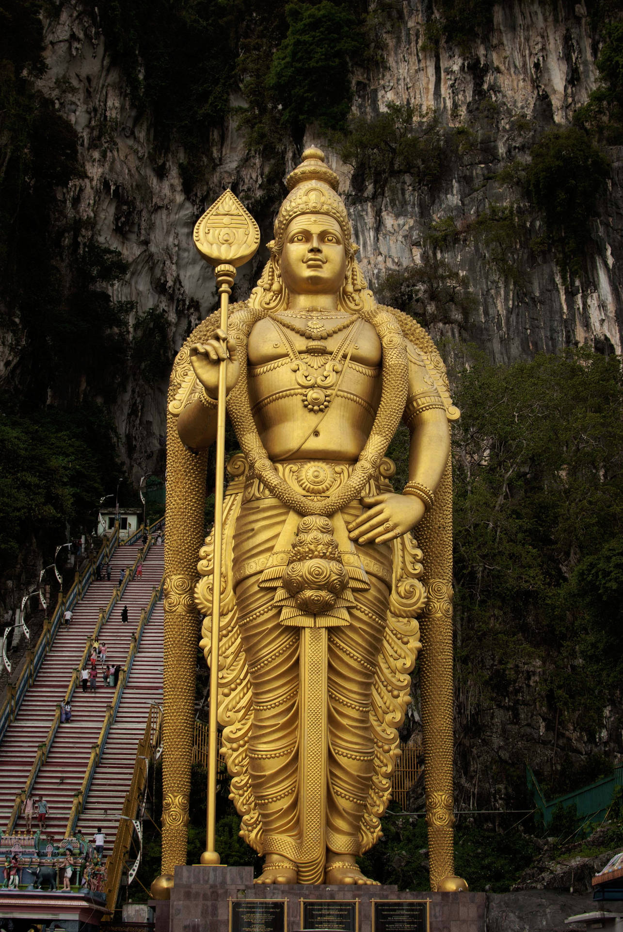 Malaysia Golden Deity Statue