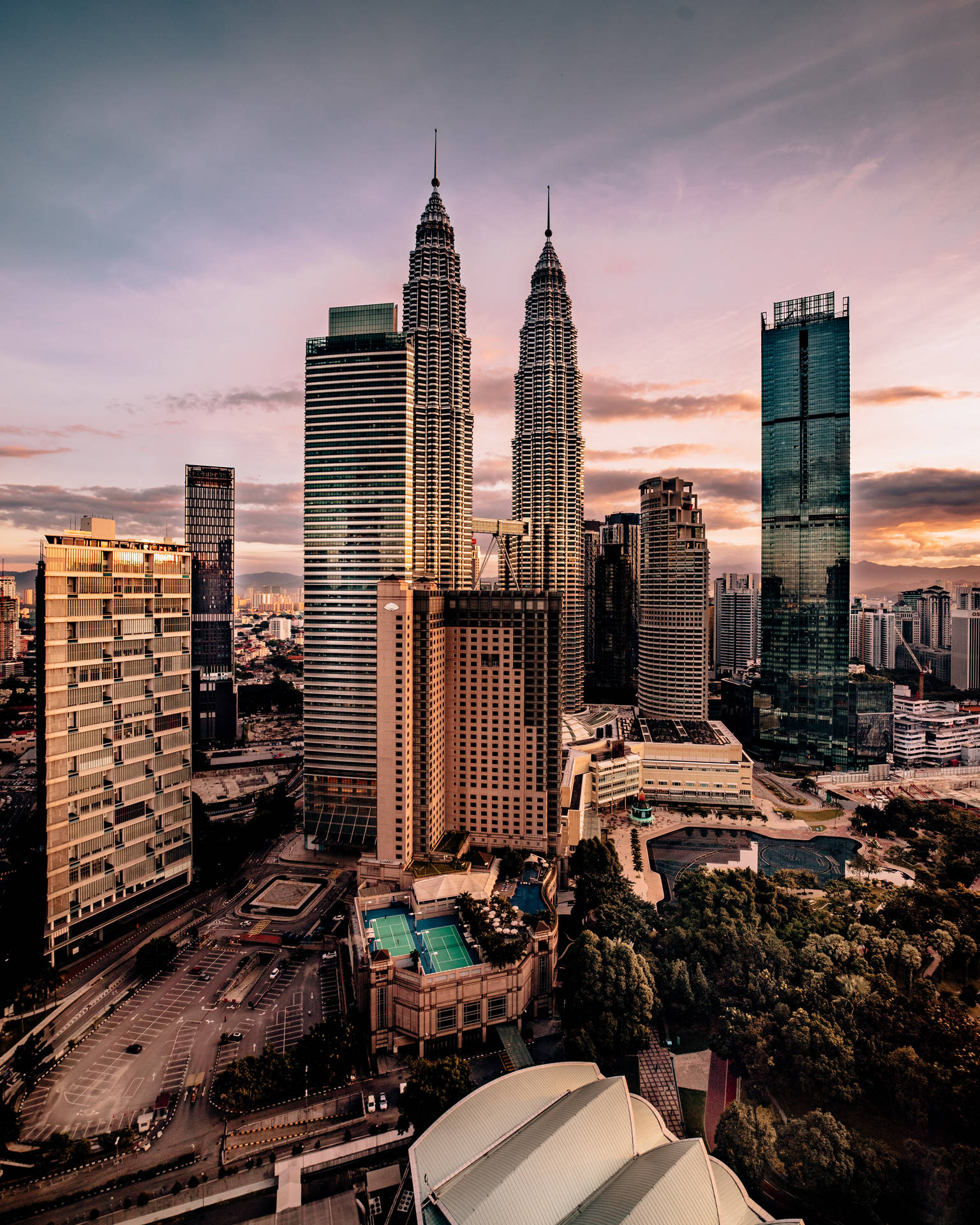 Malaysia Petronas Twin Tower Skyscrapers