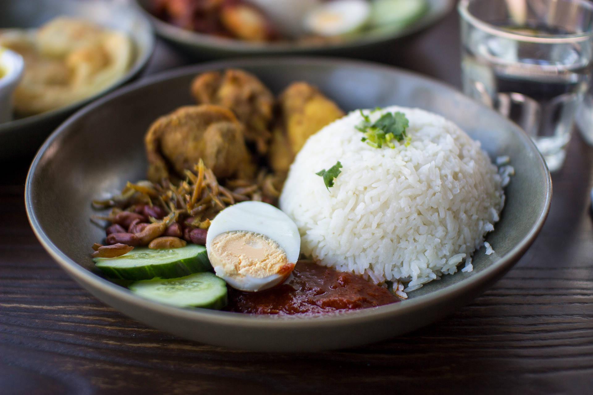 Malaysisk køkken Nasi Lemak i Perth Wallpaper
