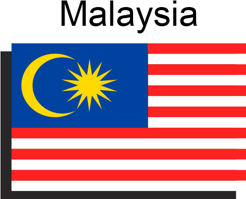 Malaysian Flag Graphic PNG
