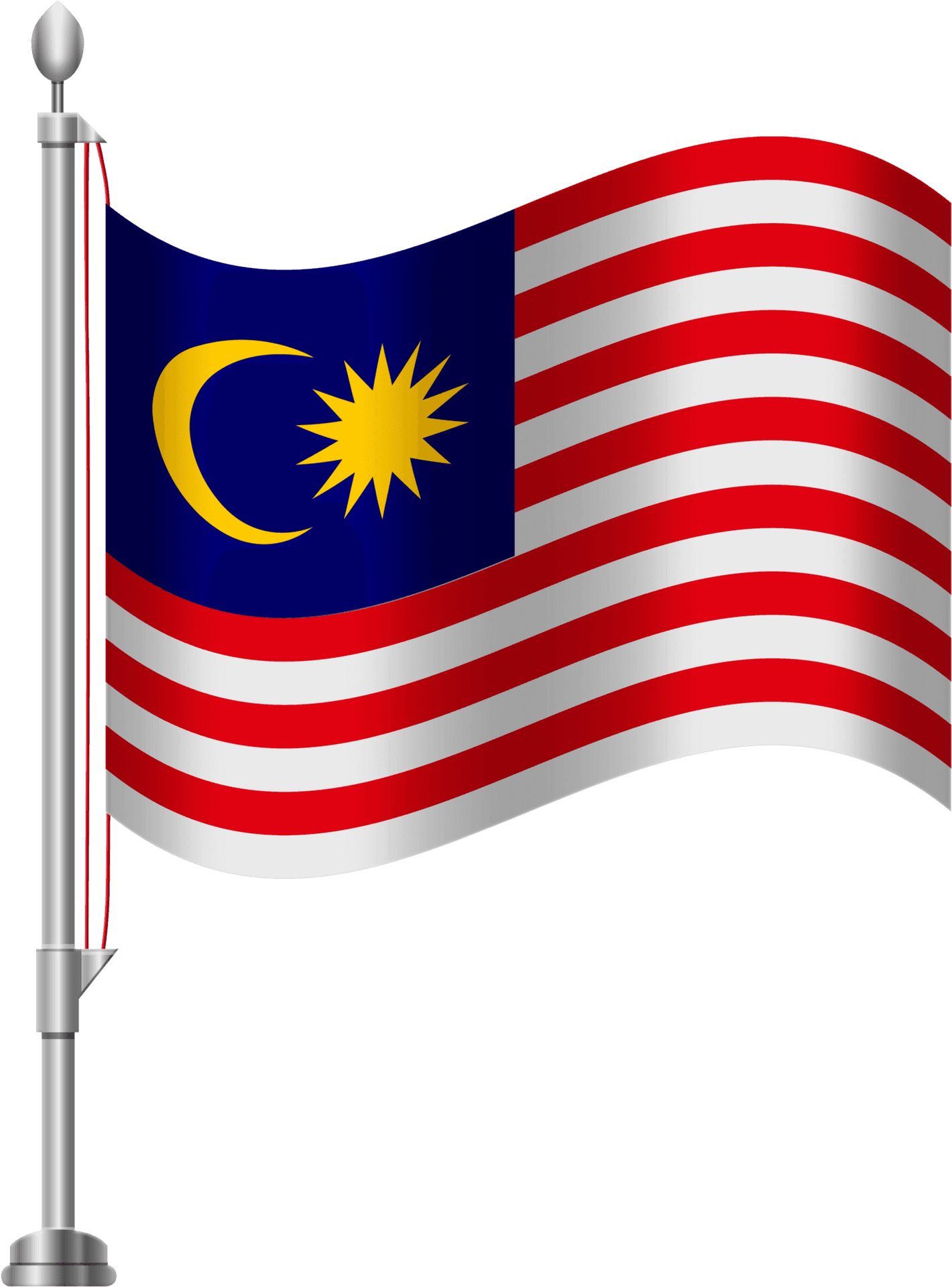 Malaysian Flagon Pole PNG