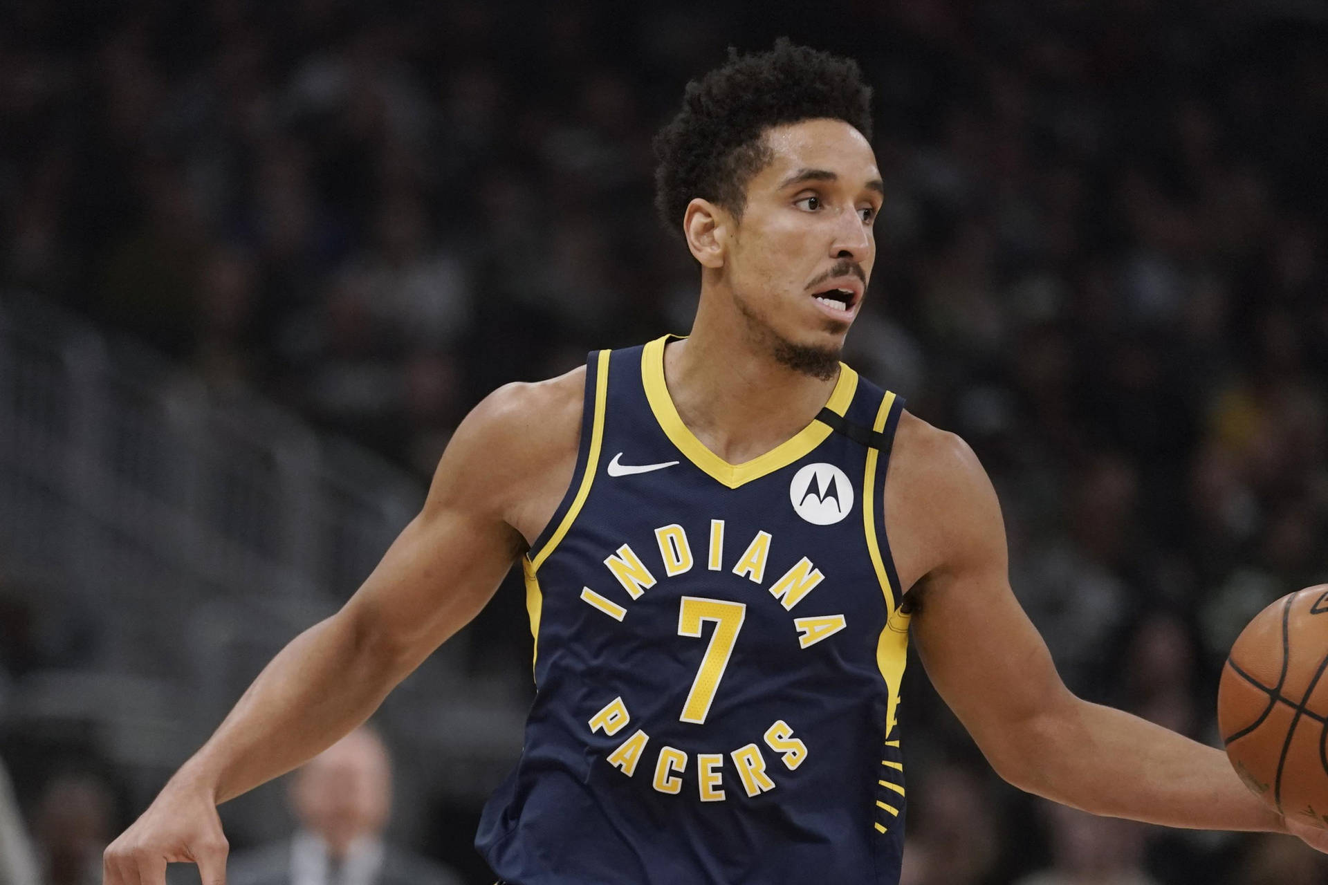 Malcolm Brogdon in Pacers Jersey Wallpaper