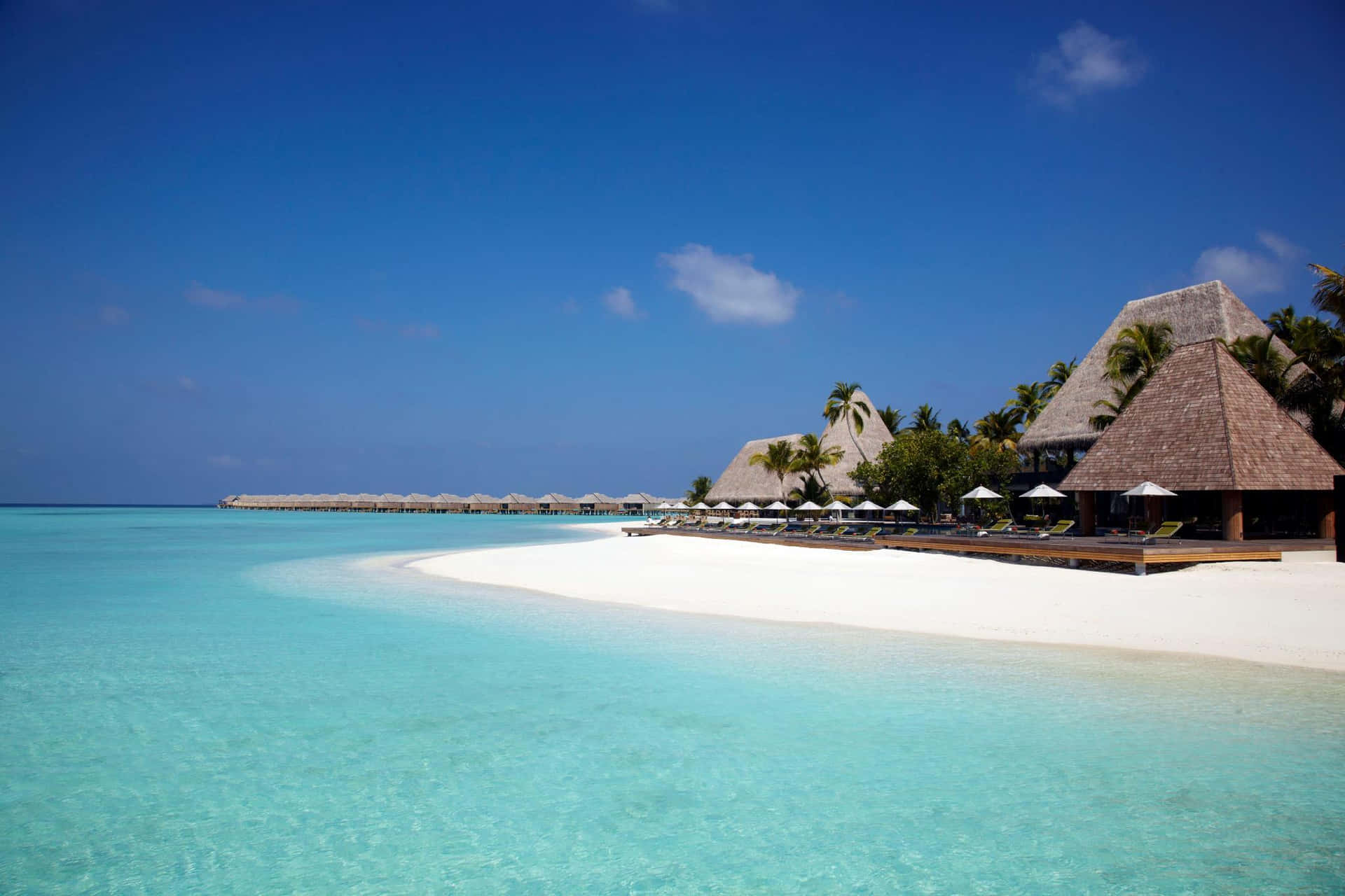 Légende : Paradis De Plage Immaculé Aux Maldives Fond d'écran