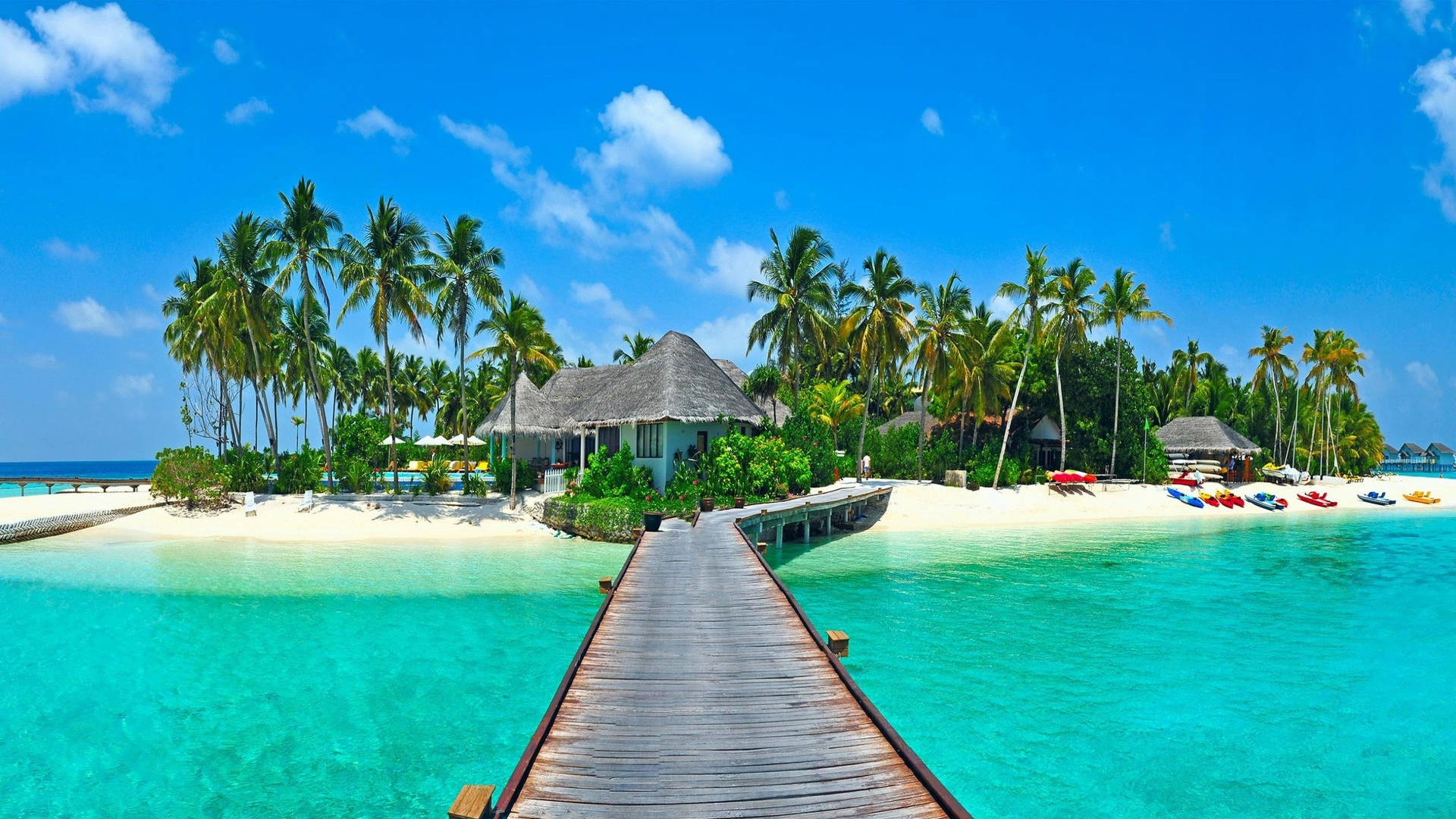 Maldives Beach Google Meet Virtual Background Picture