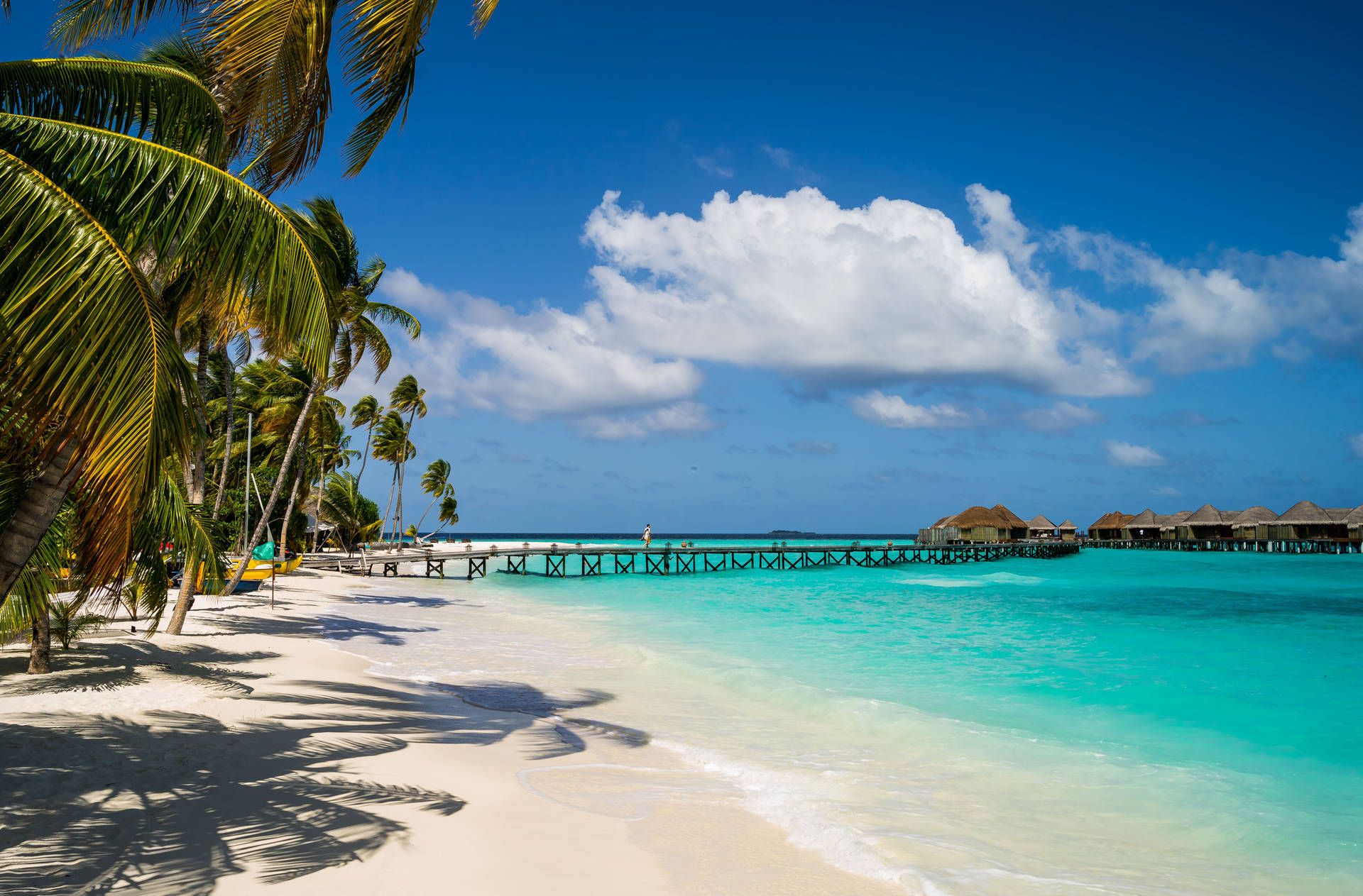 Resortde Lujo En Las Islas Maldivas Fondo de pantalla