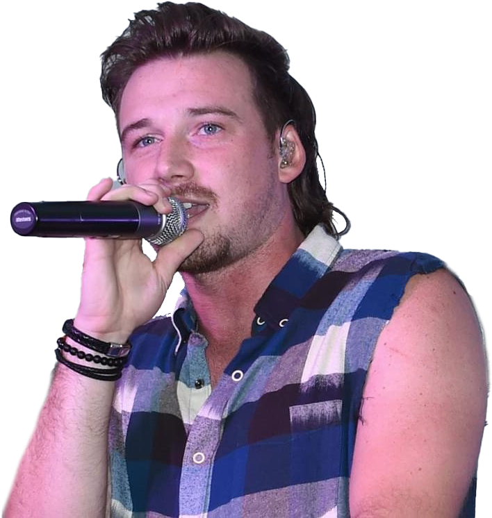Male Singer Performing Microphone PNG