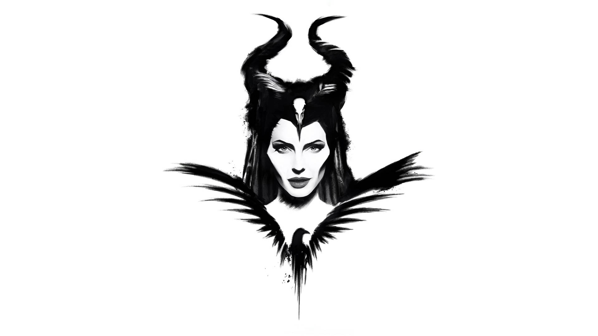 Maleficent Minimalist Design Background
