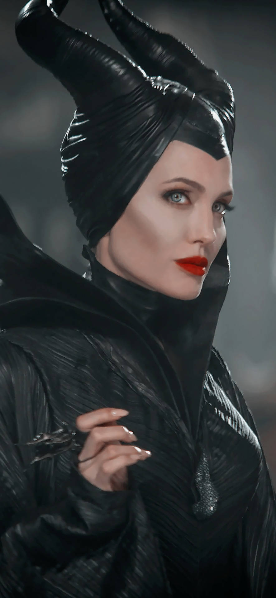 Maleficentsseitliches Profilporträt Wallpaper