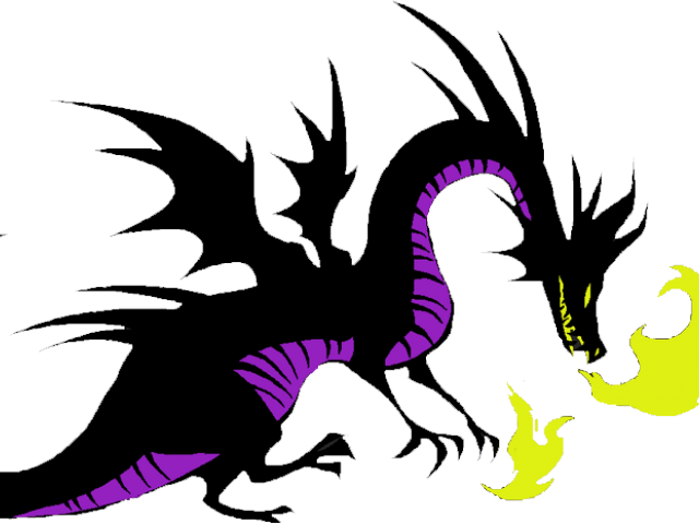 Maleficent_ Dragon_ Form_ Silhouette PNG