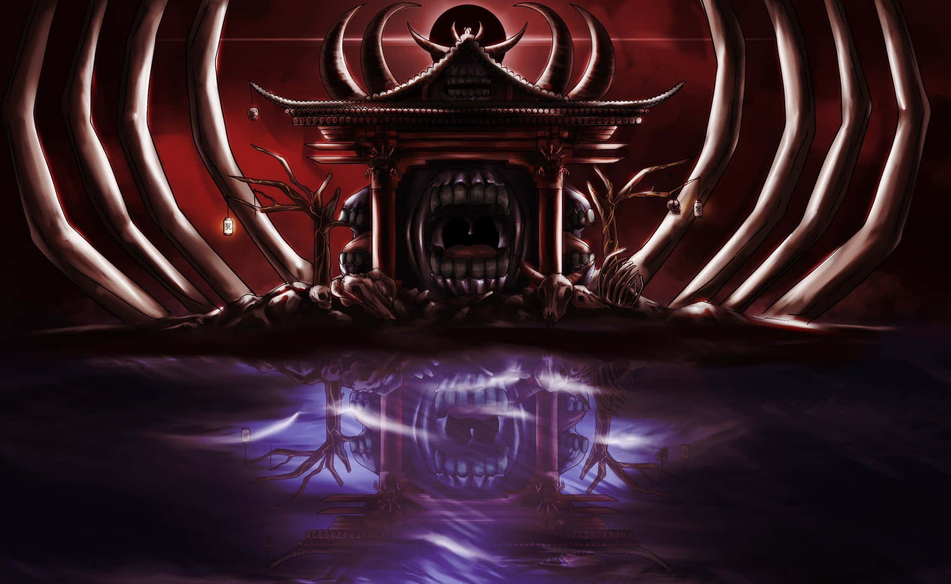 Malevolent Eye In Temple [wallpaper] Wallpaper