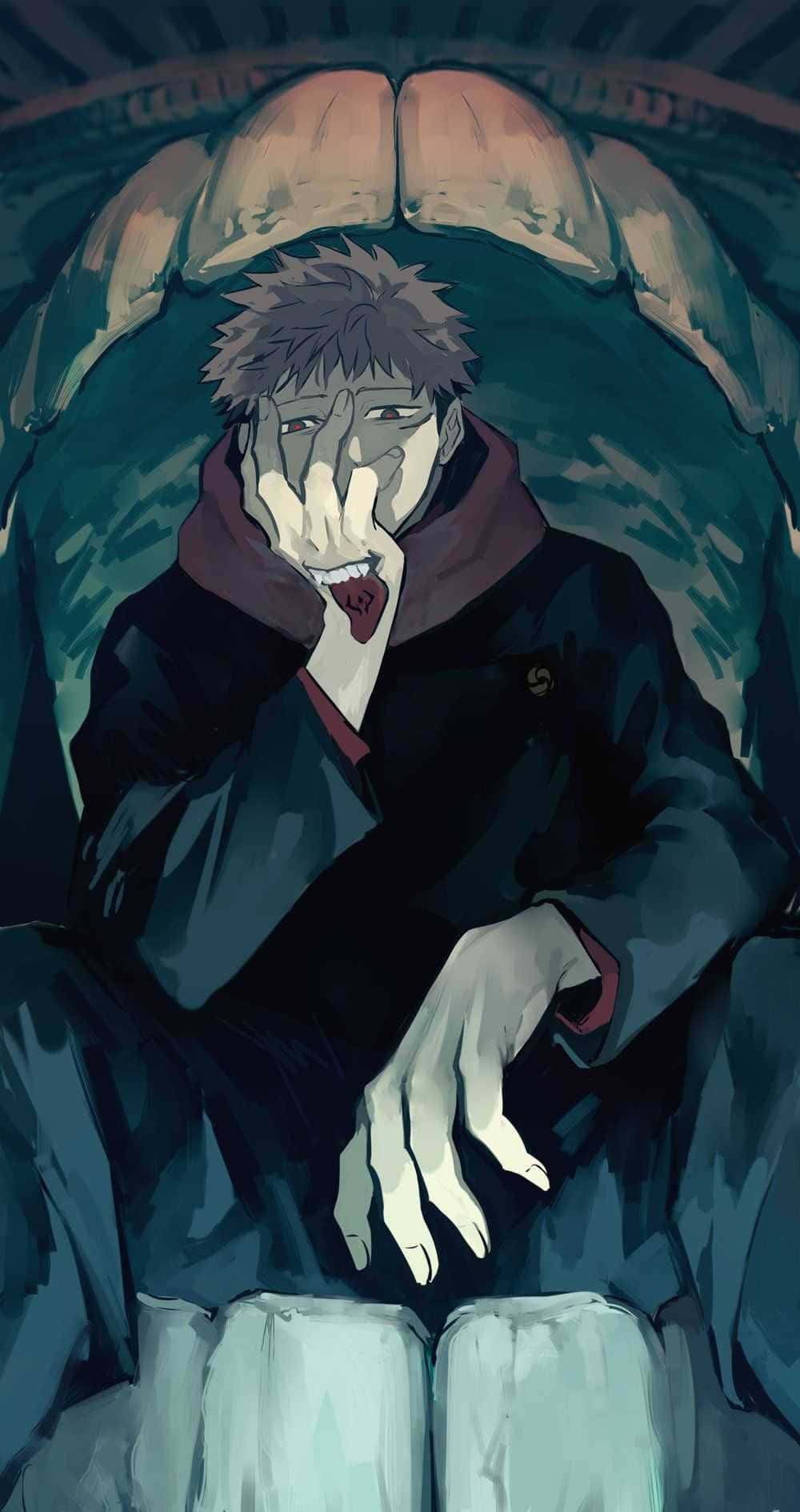Malevolent Man Inside Mouth [wallpaper] Wallpaper