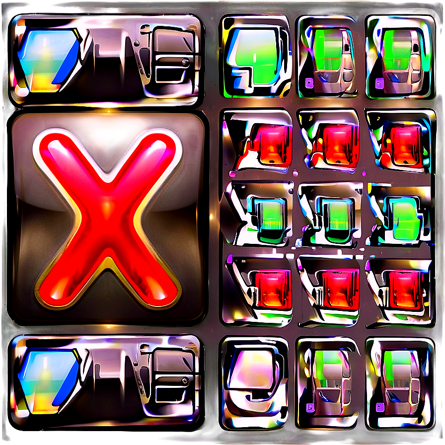 Malfunction Red X Icon Png Tbo30 PNG