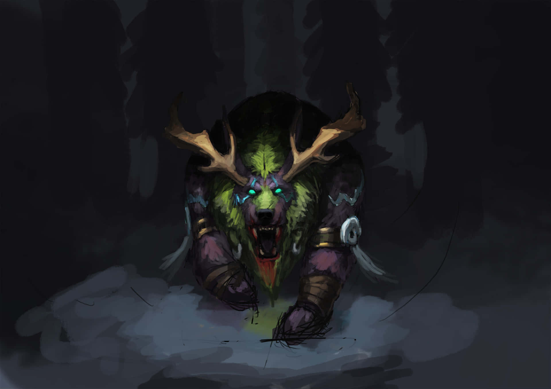 Download Malfurion Stormrage Artwork Wallpaper | Wallpapers.com