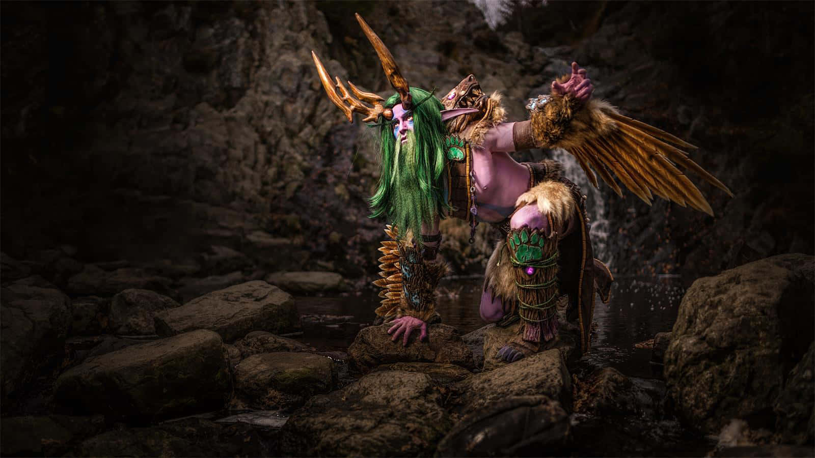 Malfurion Stormrage Cosplay Grot Setting Achtergrond