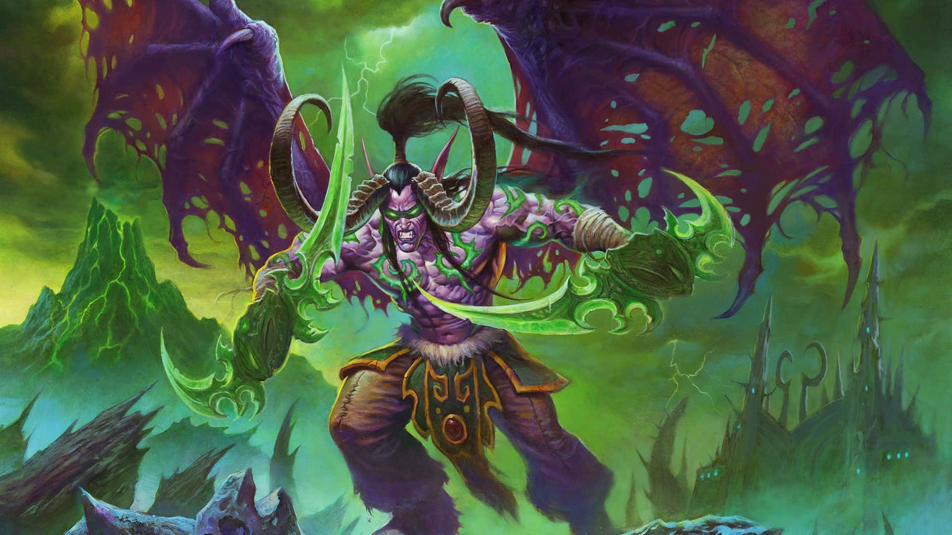 Malfurion Stormrage - The Archdruid Of The Night Elves Wallpaper