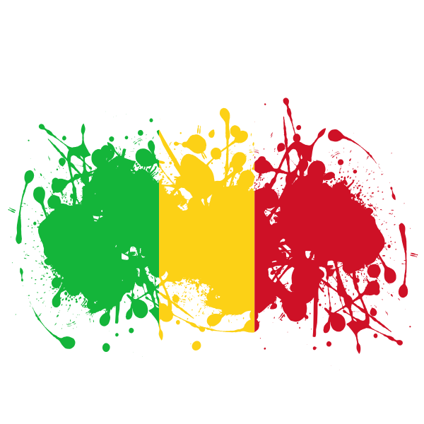 Mali_ Flag_ Paint_ Splatter PNG