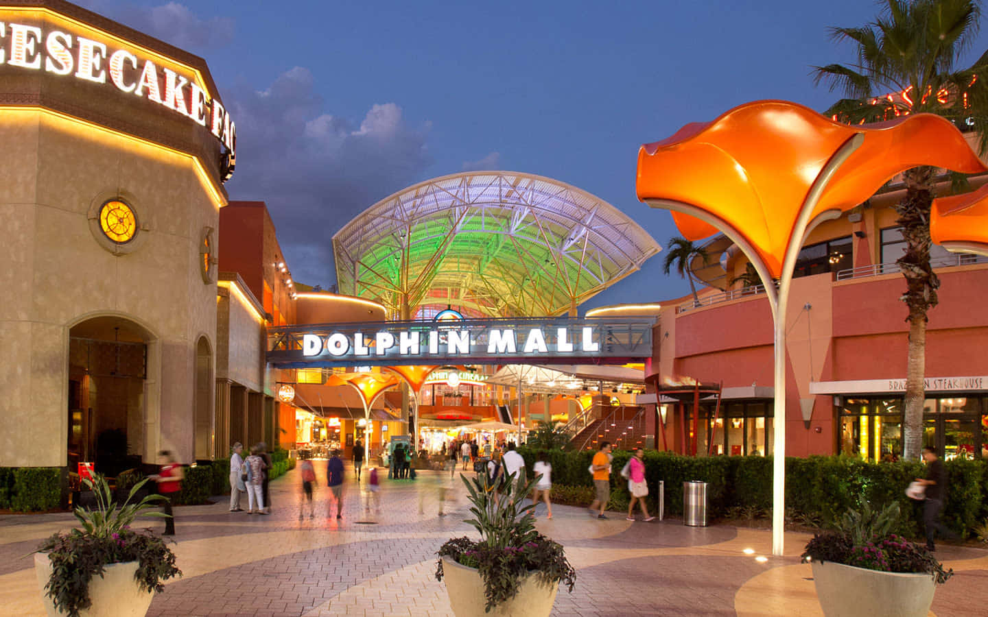 Bustling Mall Shopping Scene