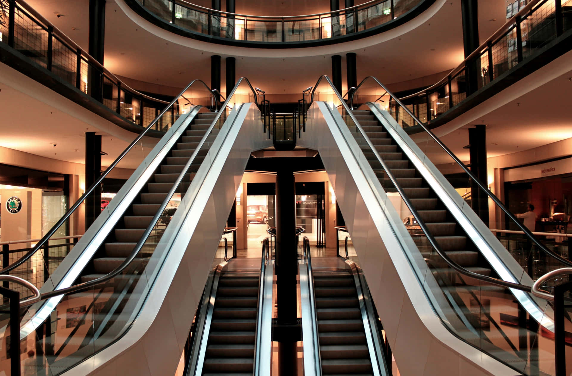 Captivating and Vibrant Mall Interior