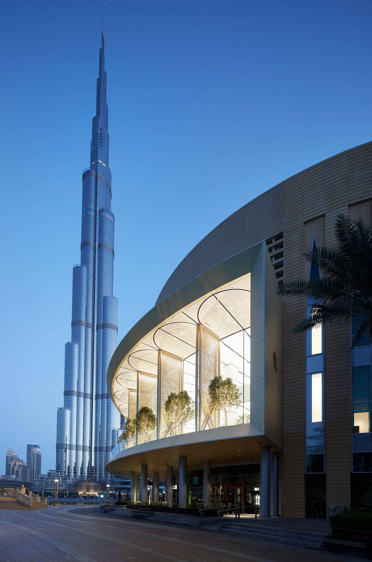 Mall Apple Dubai Shopping Center Wallpaper