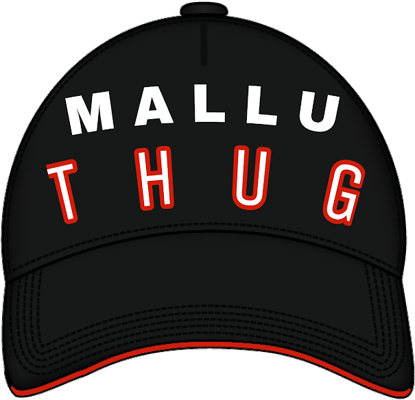 Mallu Thug Black Cap PNG