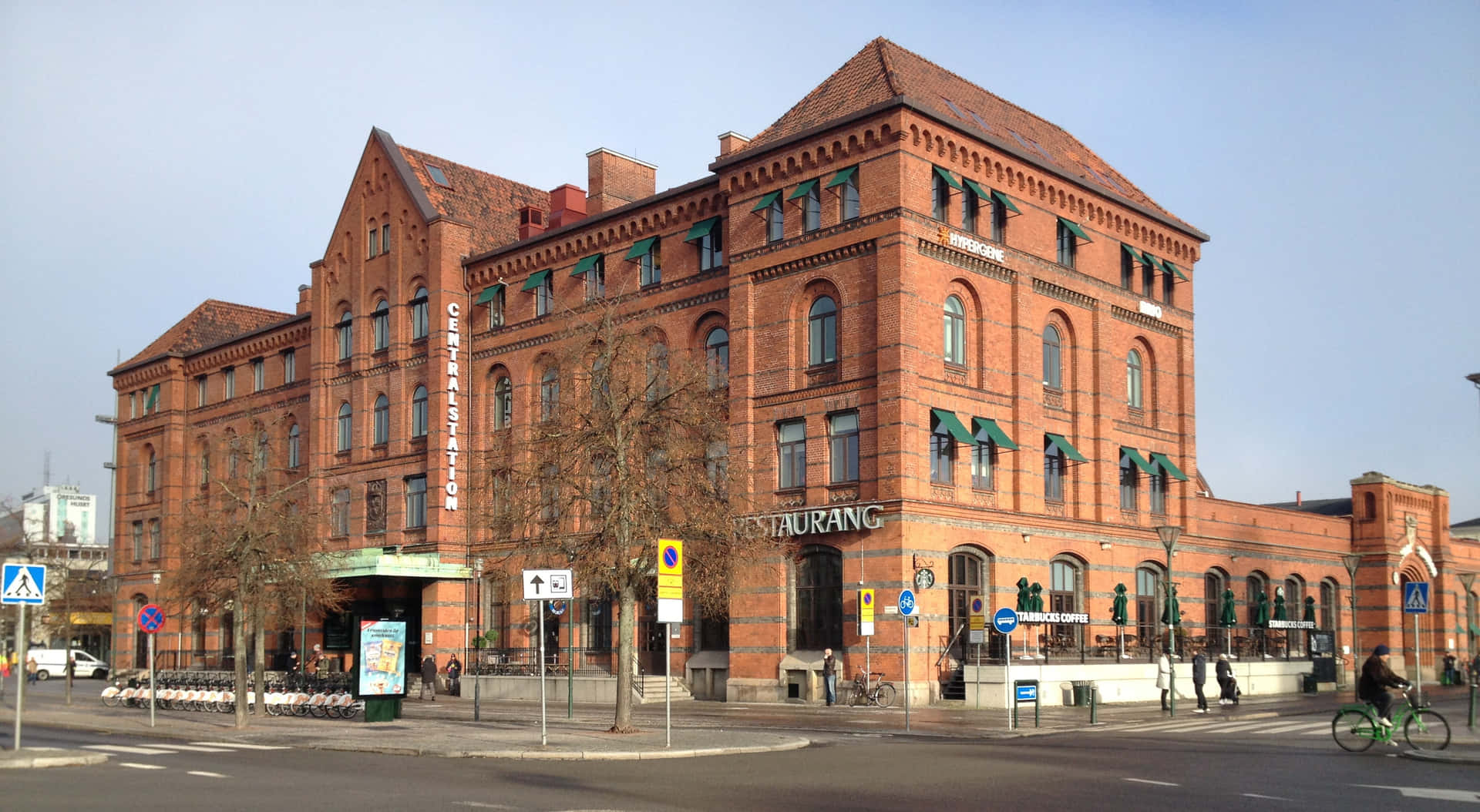 Malmo Centraal Station Exterieur Achtergrond