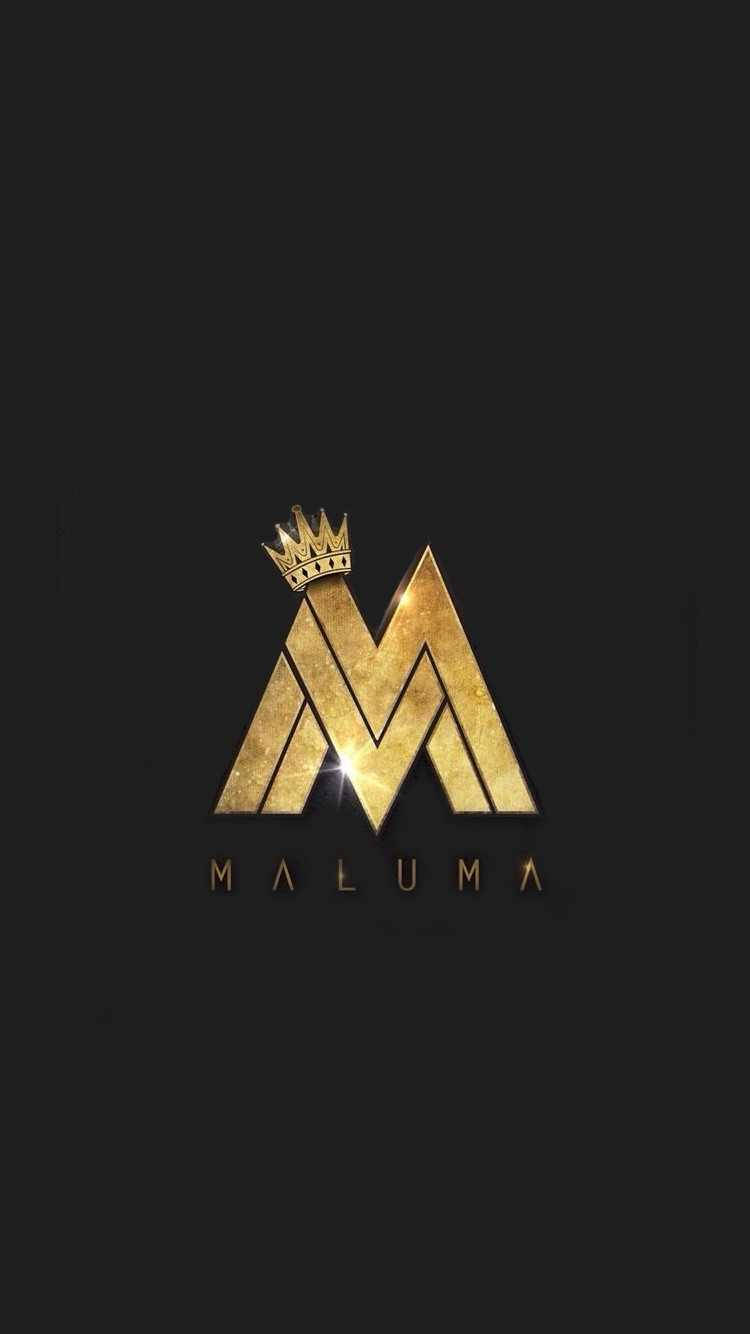 Maluma Gold Logo Background