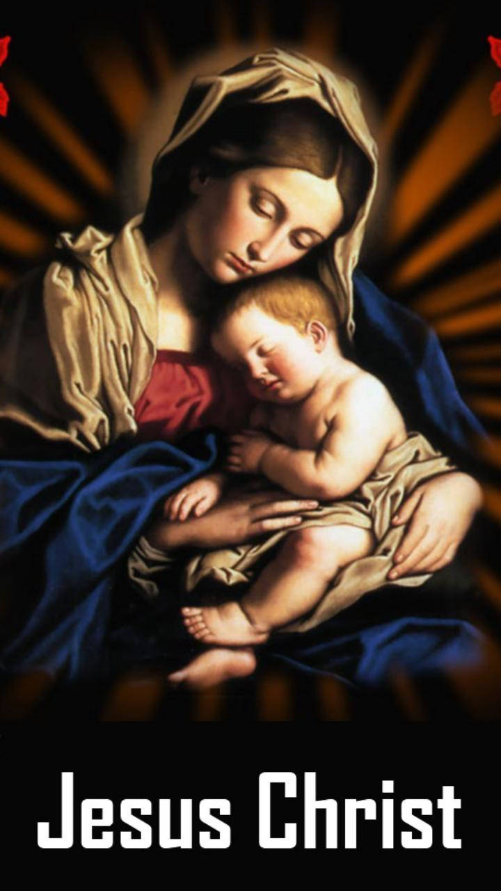 Mama Mary And Christ Jesus Phone