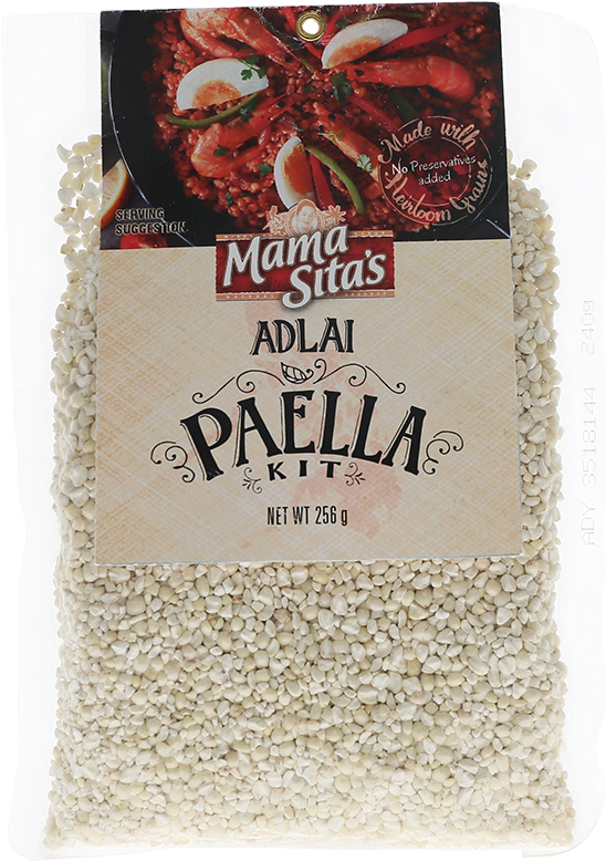 Mama Sitas Adlai Paella Kit Packaging PNG