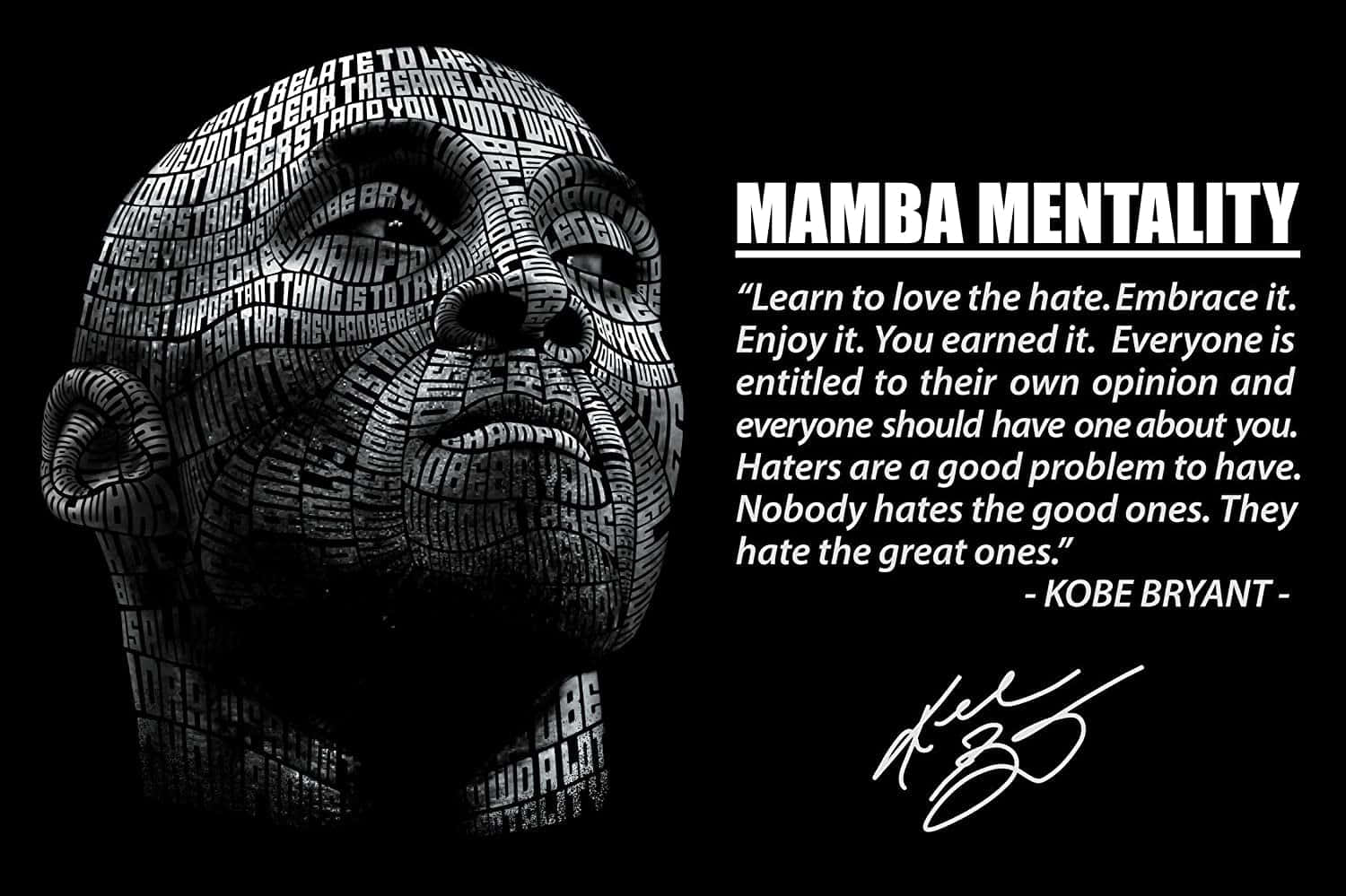 Develop your Mamba Mentality to be your best version" Wallpaper