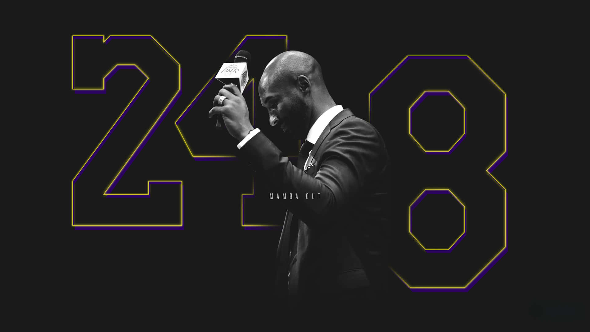 Achieve your goals with Mamba Mentality" Wallpaper