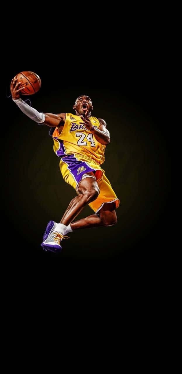 NBA-stjerne Kobe Bryant, Mamba Out-tapet Wallpaper