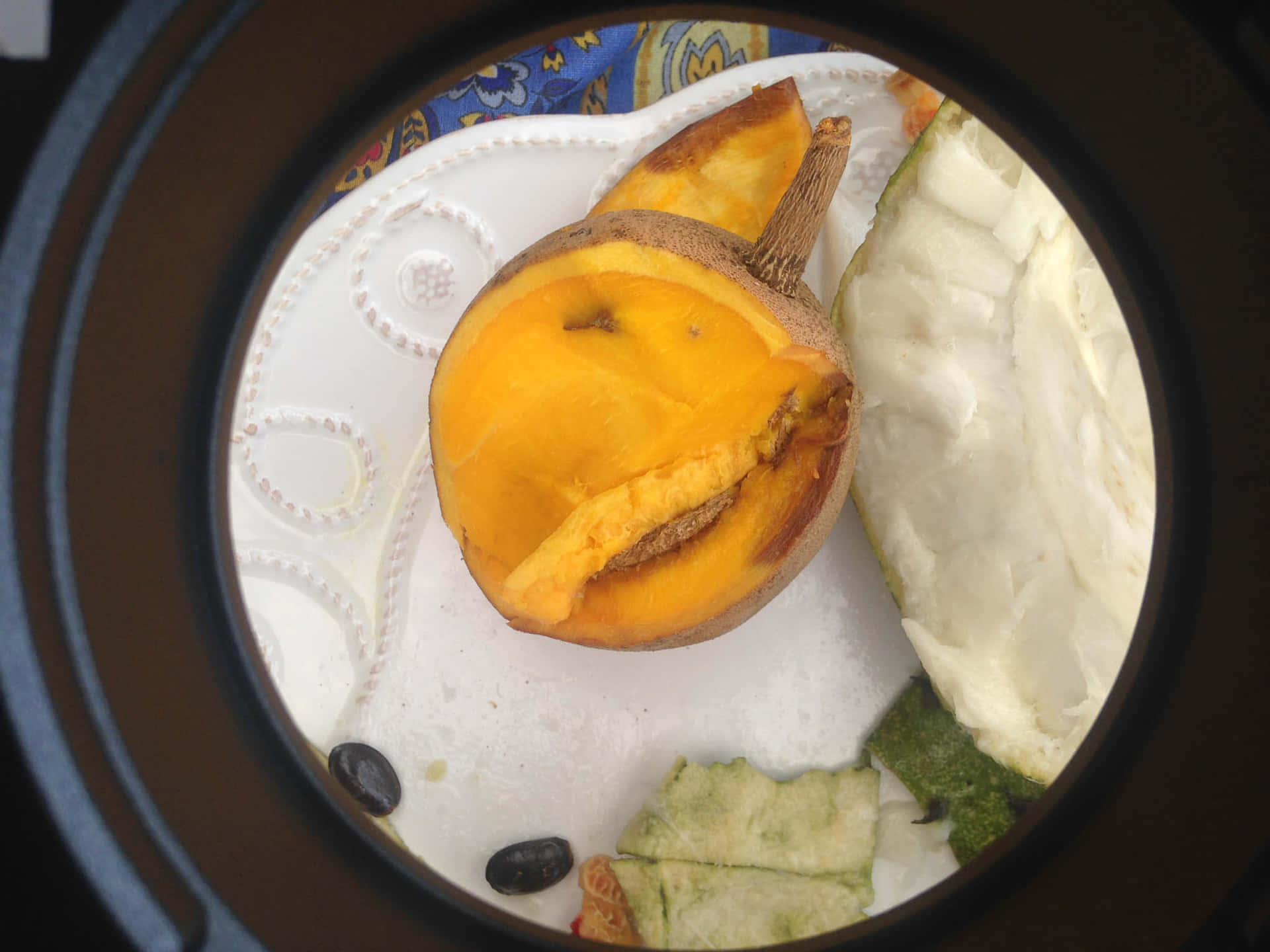 Mamónde Manzana Con Pulpa Amarilla, Fruta Cortada. Fondo de pantalla