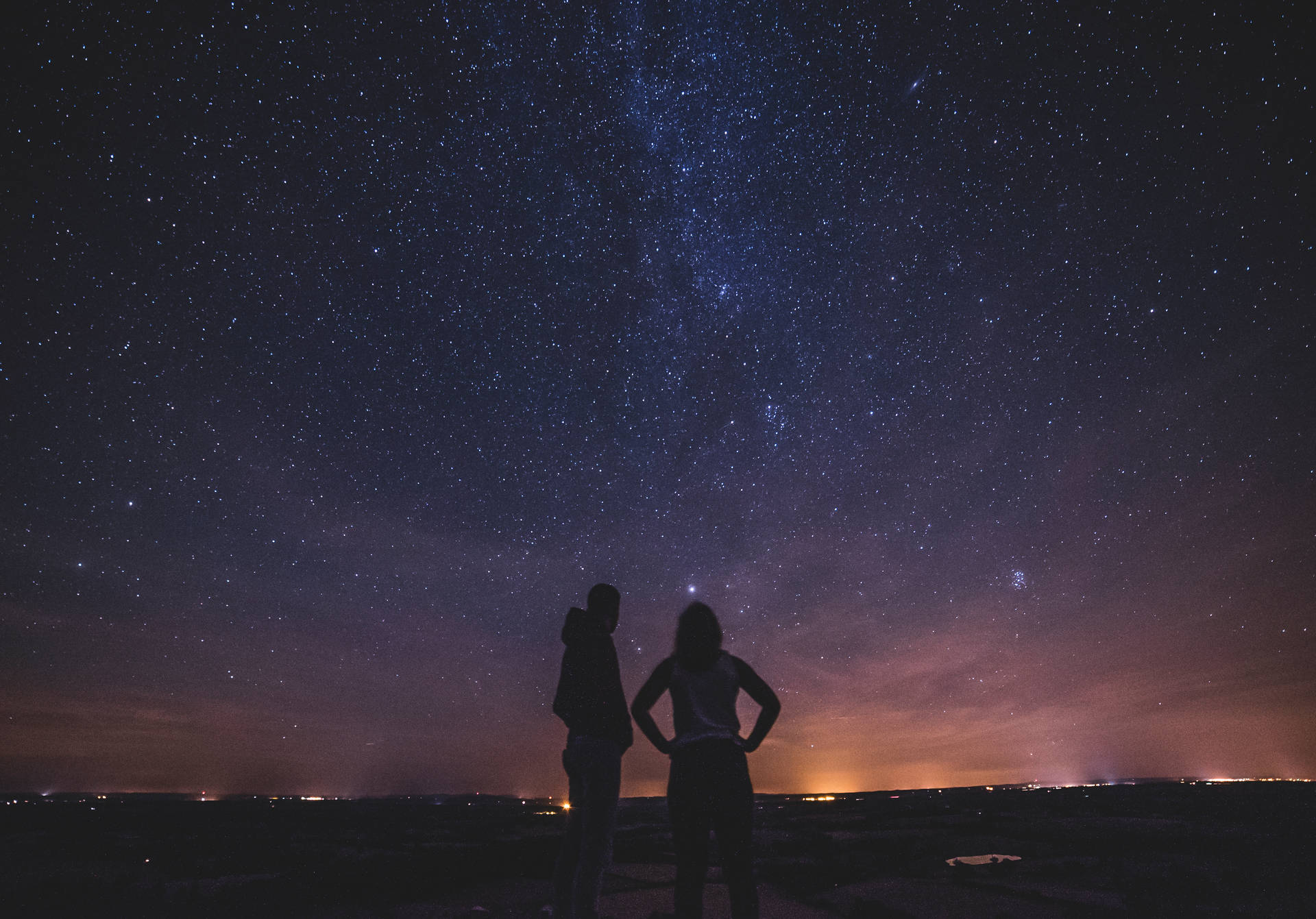 Man And Woman 4k Space Picture