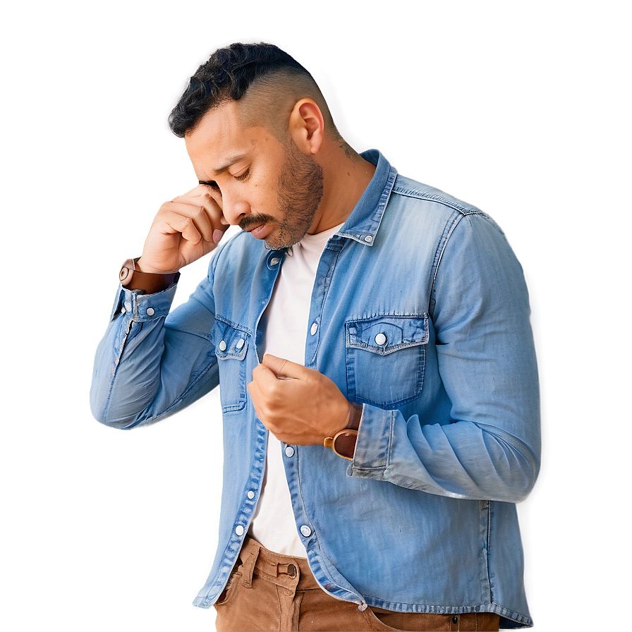 Man Engaging In Deep Thought Png Ioy73 PNG