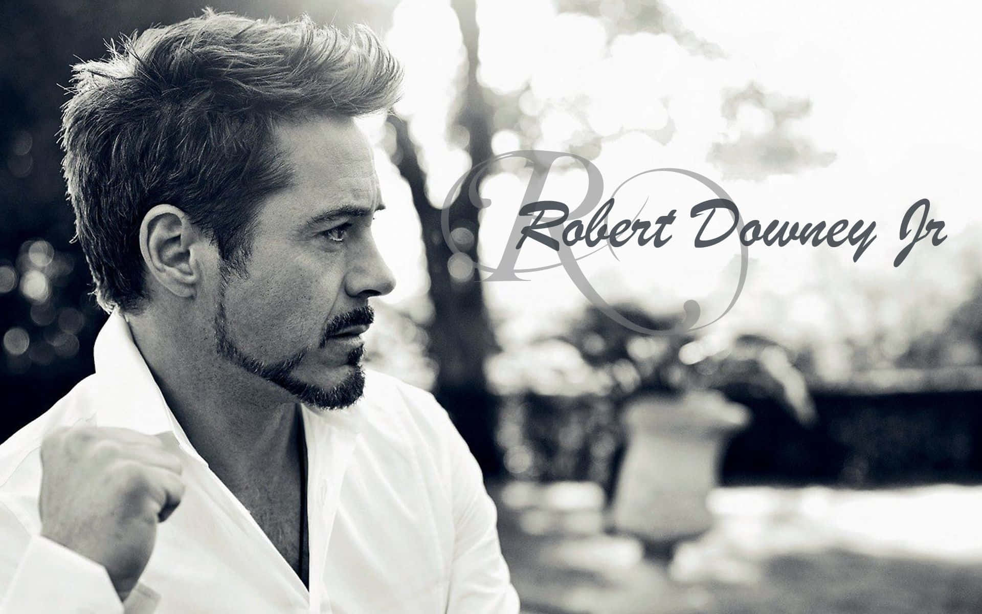 Man Face Actor Robert Downey Jr Background