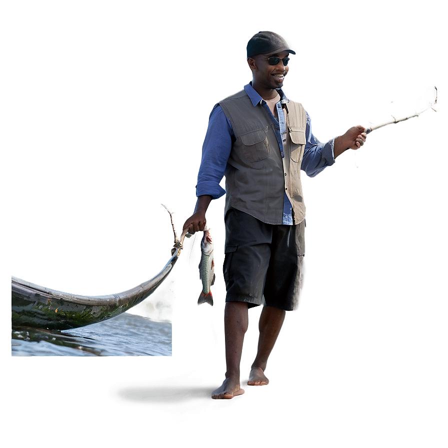 Man Fishing Png Nca72 PNG