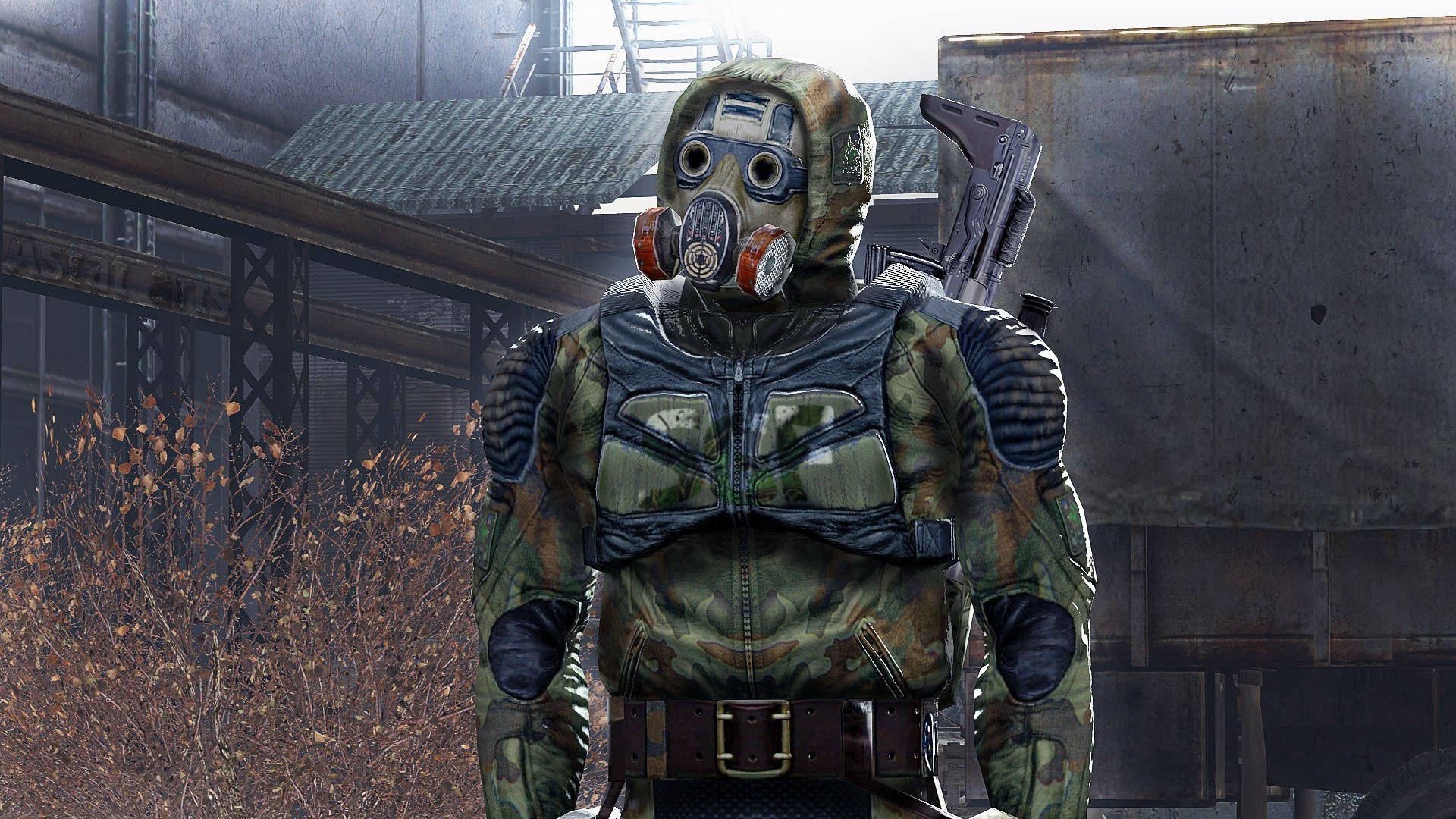 Man In Camouflage From Stalker Wallpaper