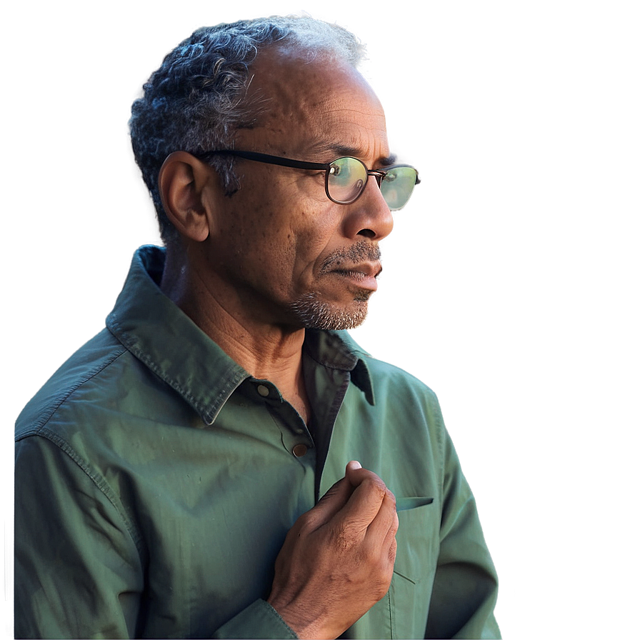 Man In Contemplation Png 72 PNG