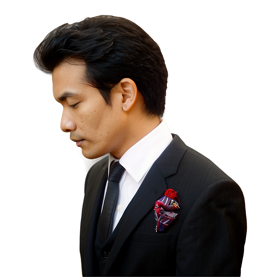 Man In Suit Profile Png 05242024 PNG
